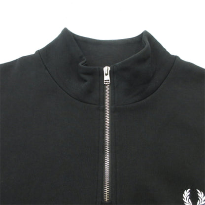 FRED PERRY | フレッドペリー ハーフジップ Half Zip Sweatshirt スウェット M3574 ブラック サイズ：XL【三重本店】