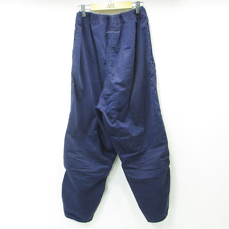 Maison Margiela | メゾンマルジェラ コットンイージーパンツ サルエルパンツ その他ボトムス S32KA0514 ネイビー サイズ：42【三重本店】