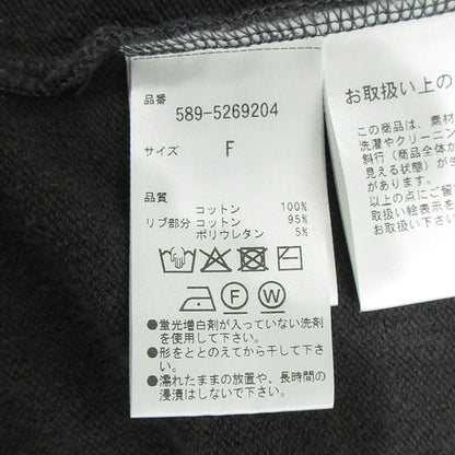 MARGARET HOWELL | マーガレットハウエル スウェット長袖ワンピース Tシャツワンピース ワンピース 58-5269204 チャコールグレー サイズ：FreeSize【三重本店】