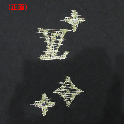 LOUIS VUITTON | ルイ・ヴィトン エンブロイダリーシグネチャー半袖Tシャツ ロゴ刺繍 刺し子刺繍 半袖Ｔシャツ 1AK7G7 ブラック サイズ：L【三重本店】