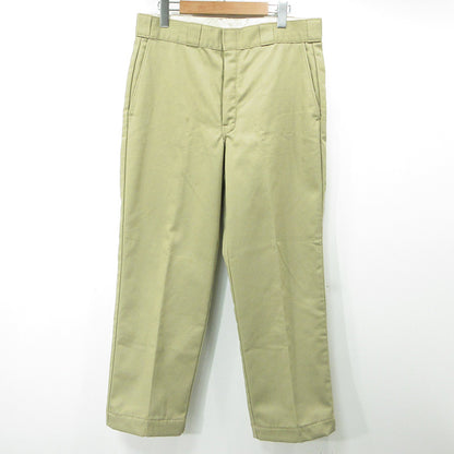 Dickies | ディッキーズ ロゴワッペンワークパンツ 80～90's TALONジップ シャモアクロス裏地 USA製 パンツ ベージュ サイズ：30【三重本店】