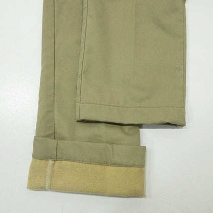 Dickies | ディッキーズ ロゴワッペンワークパンツ 80～90's TALONジップ シャモアクロス裏地 USA製 パンツ ベージュ サイズ：30【三重本店】