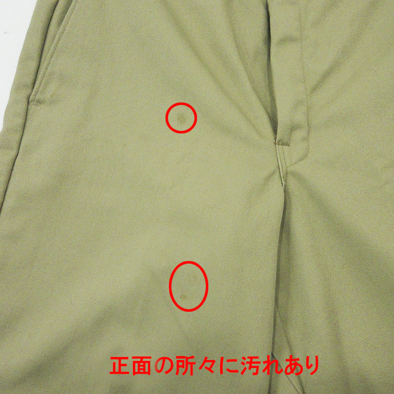 Dickies | ディッキーズ ロゴワッペンワークパンツ 80～90's TALONジップ シャモアクロス裏地 USA製 パンツ ベージュ サイズ：30【三重本店】
