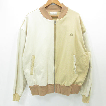 WIND AND SEA | ウィンダンシーウインダンシー Switch Sweat Blouson スイッチスウェットブルゾン ロゴ刺繍切替えスウェットジャケット その他アウター WDS-10TH-CS-01 ベージュ アイボリー イエロー系 サイズ：XL【三重本店】