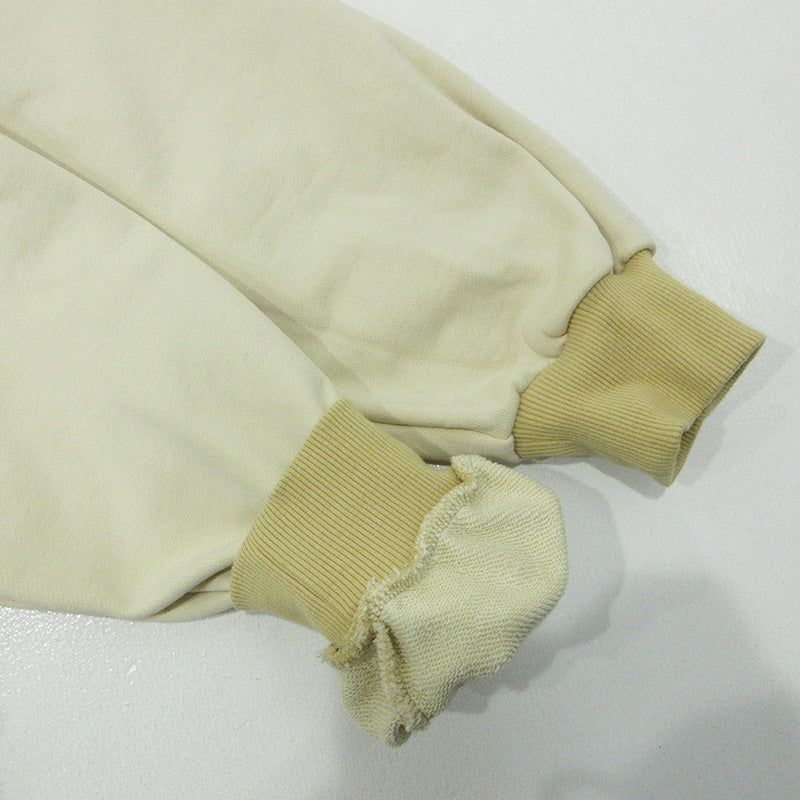 WIND AND SEA | ウィンダンシーウインダンシー Switch Sweat Blouson スイッチスウェットブルゾン ロゴ刺繍切替えスウェットジャケット その他アウター WDS-10TH-CS-01 ベージュ アイボリー イエロー系 サイズ：XL【三重本店】