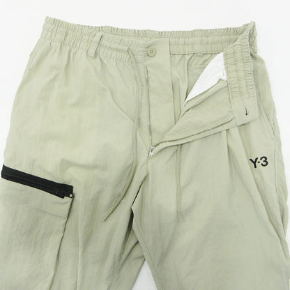 Y-3 | ワイスリー YOHJI YAMAMOTO × adidas ヨウジヤマモト アディダス NYLON TWILL CARGO PANT ナイロンツイルカーゴパンツ ロゴプリント カーゴパンツ DY7320 ベージュ サイズ：L【三重本店】