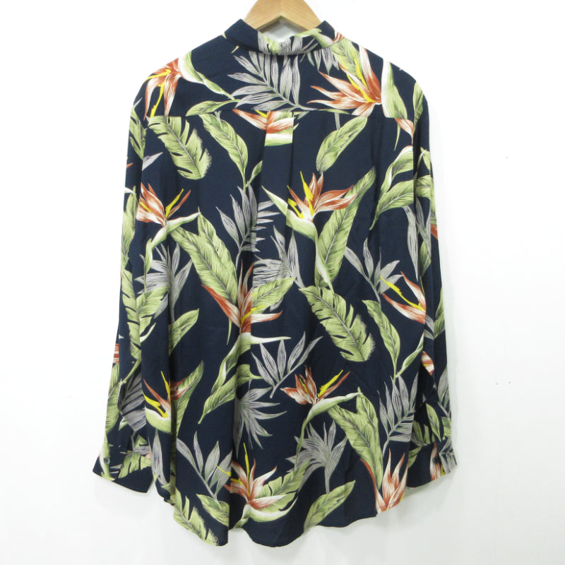FACTOTUM | ファクトタム Botanica Round Hem Shirt 長袖シャツ 01060149 ネイビー サイズ：46【三重本店】