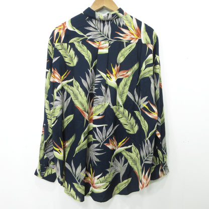 FACTOTUM | ファクトタム Botanica Round Hem Shirt 長袖シャツ 01060149 ネイビー サイズ：46【三重本店】