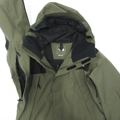 THE NORTH FACE | ザ・ノースフェイス Mountain Jacket マウンテンジャケット ロゴ刺繍ナイロンジャケット マウンテンパーカー GORE-TEX マウンテンパーカー NP61800 カーキグリーン サイズ：L【三重本店】