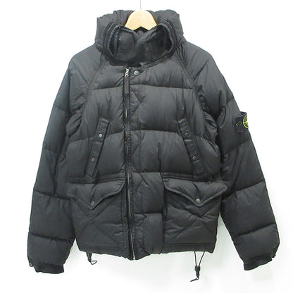 STONE ISLAND | ストーンアイランド ロゴワッペン襟2WAYダウンジャケット ダウンジャケット 47154U24 ブラック サイズ：S【三重本店】