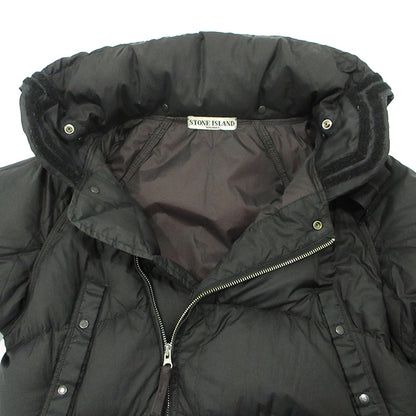 STONE ISLAND | ストーンアイランド ロゴワッペン襟2WAYダウンジャケット ダウンジャケット 47154U24 ブラック サイズ：S【三重本店】