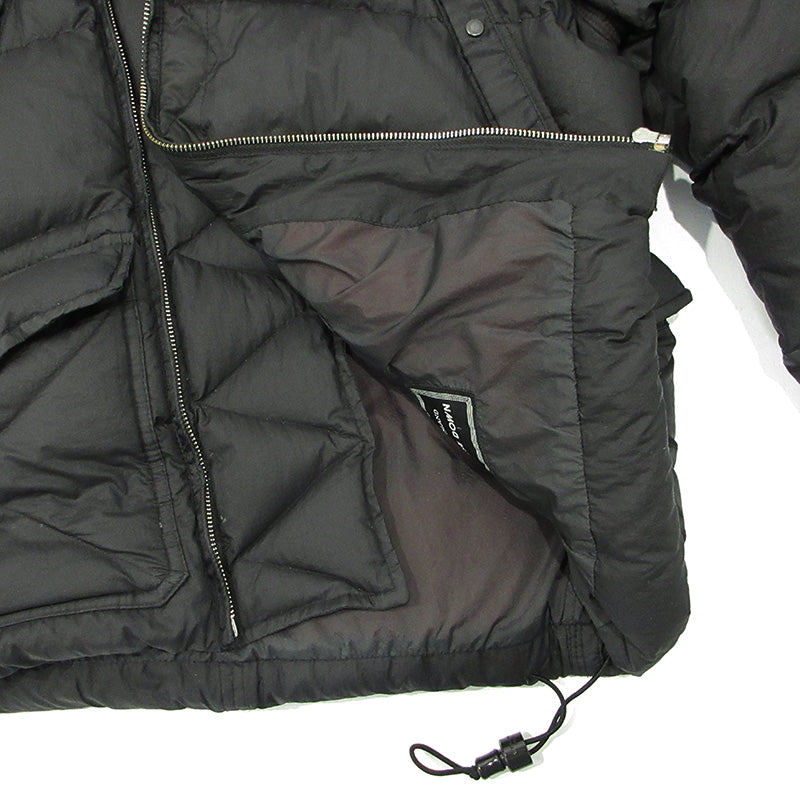 STONE ISLAND | ストーンアイランド ロゴワッペン襟2WAYダウンジャケット ダウンジャケット 47154U24 ブラック サイズ：S【三重本店】
