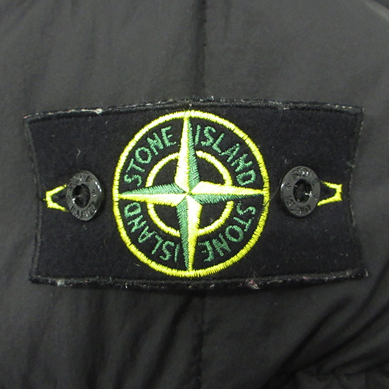 STONE ISLAND | ストーンアイランド ロゴワッペン襟2WAYダウンジャケット ダウンジャケット 47154U24 ブラック サイズ：S【三重本店】