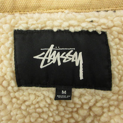 STUSSY | ステューシー Shearling Dyed Trucker Jacket シアリングダイドトラッカージャケット 総柄裏ボアデニムジップジャケット タイダイ柄 その他アウター 115546 ブラウン サイズ：M【三重本店】
