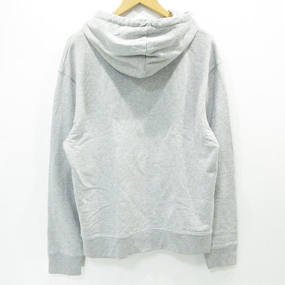 MAISON KITSUNE | メゾンキツネ Dressed Fox Regular Hoodie ドレスドフォックスレギュラーフーディ きつねプリント長袖パーカー アニマル柄 パーカー LM00304KM0001 グレー サイズ：XL【三重本店】