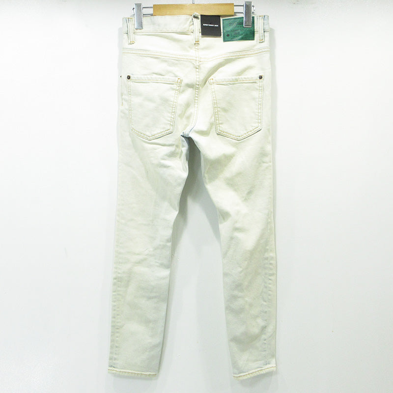 DSQUARED2 | ディースクエアード SUPER TWINKY JEAN 20AW スーパートゥインキー ボタンフライデニムパンツ デニムパンツ S74LB0796 ホワイト サイズ：42【三重本店】