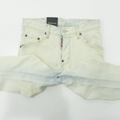 DSQUARED2 | ディースクエアード SUPER TWINKY JEAN 20AW スーパートゥインキー ボタンフライデニムパンツ デニムパンツ S74LB0796 ホワイト サイズ：42【三重本店】