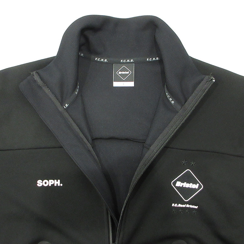 FCRB | エフシーアールビー POLARTECロゴワッペントラックジャケット ポーラテックジャージ ジャージ FCRB-192051 ブラック サイズ：L【三重本店】