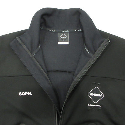 FCRB | エフシーアールビー POLARTECロゴワッペントラックジャケット ポーラテックジャージ ジャージ FCRB-192051 ブラック サイズ：L【三重本店】