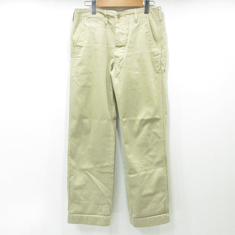 TOYS McCOY | トイズマッコイ チノパン GREAT ESCAPE グレートエスケープ Steve Mcqueen スティーブマックイーン チノパンツ ベージュ サイズ：32【三重本店】