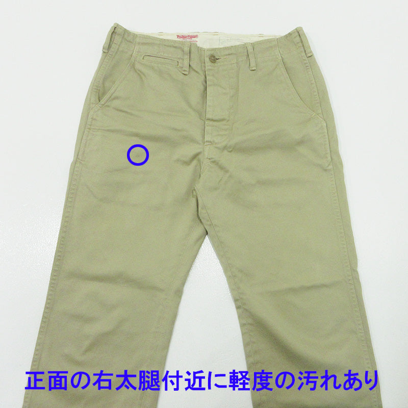 TOYS McCOY | トイズマッコイ チノパン GREAT ESCAPE グレートエスケープ Steve Mcqueen スティーブマックイーン チノパンツ ベージュ サイズ：32【三重本店】