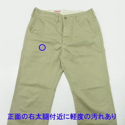 TOYS McCOY | トイズマッコイ チノパン GREAT ESCAPE グレートエスケープ Steve Mcqueen スティーブマックイーン チノパンツ ベージュ サイズ：32【三重本店】