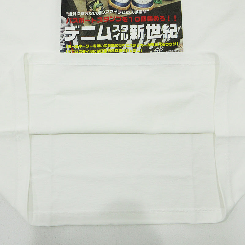 SAPEur | サプール カーゴベース スタンプ10個達成 23年 フォトプリント半袖Ｔシャツ 半袖Ｔシャツ ホワイト サイズ：XL【三重本店】