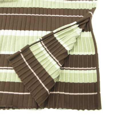 Cotton Striped Ribbed Knit Dress ワンピース サイズ：S【三重本店】