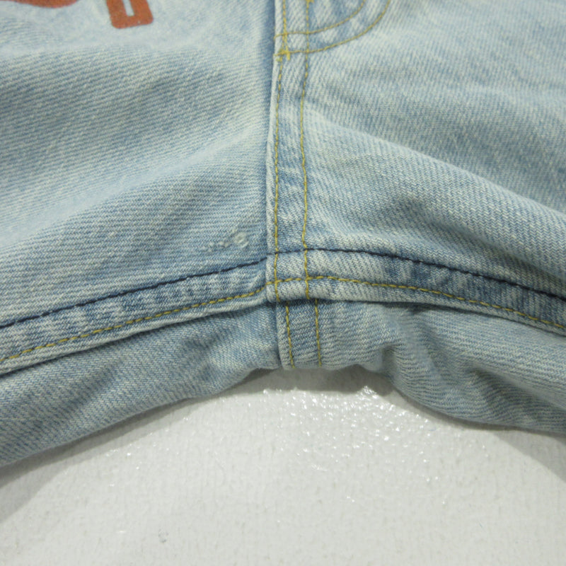 9090 | ナインティナインティ ×ICECREAM デニムパンツ ICJP225SD001 ブルー サイズ：L【三重本店】