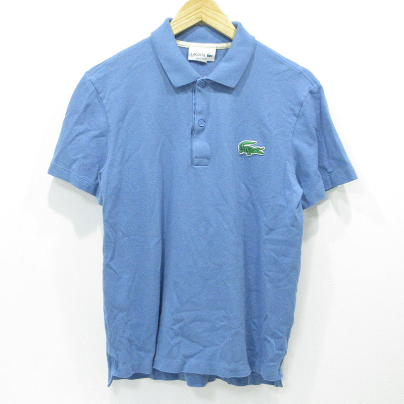 LACOSTE | ラコステ ロゴ刺繍半袖ポロシャツ ポロシャツ PH9761 ブルー サイズ：S【三重本店】
