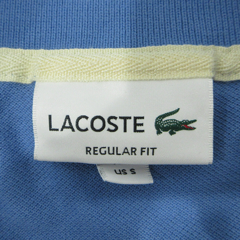 LACOSTE | ラコステ ロゴ刺繍半袖ポロシャツ ポロシャツ PH9761 ブルー サイズ：S【三重本店】