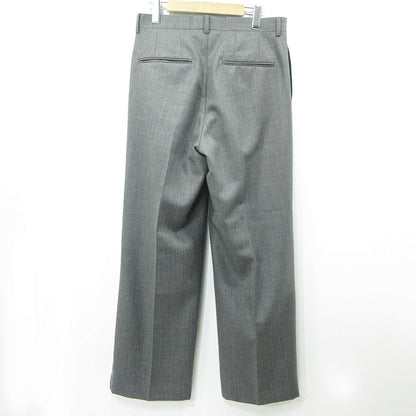 AURALEE | オーラリー BLUEFACED WOOL TWO-TUCK SLACKS ブルーフェイスウール２タックスラックス ウールパンツ その他ボトムス A25AP05BS グレー サイズ：2【三重本店】