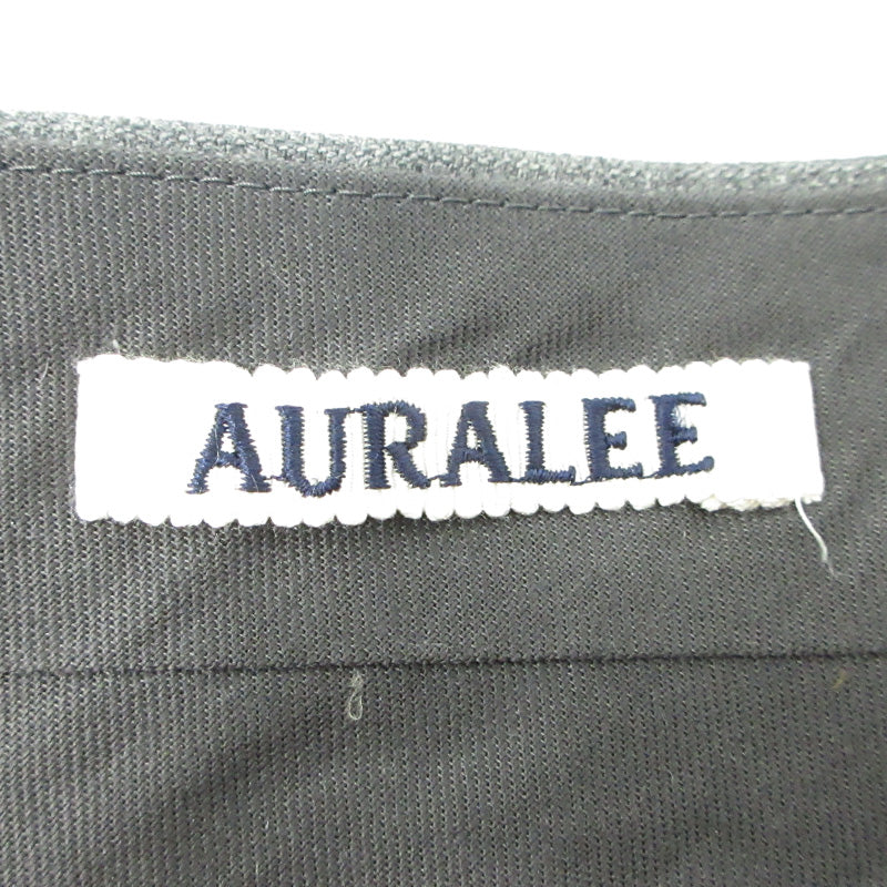 AURALEE | オーラリー BLUEFACED WOOL TWO-TUCK SLACKS ブルーフェイスウール２タックスラックス ウールパンツ その他ボトムス A25AP05BS グレー サイズ：2【三重本店】