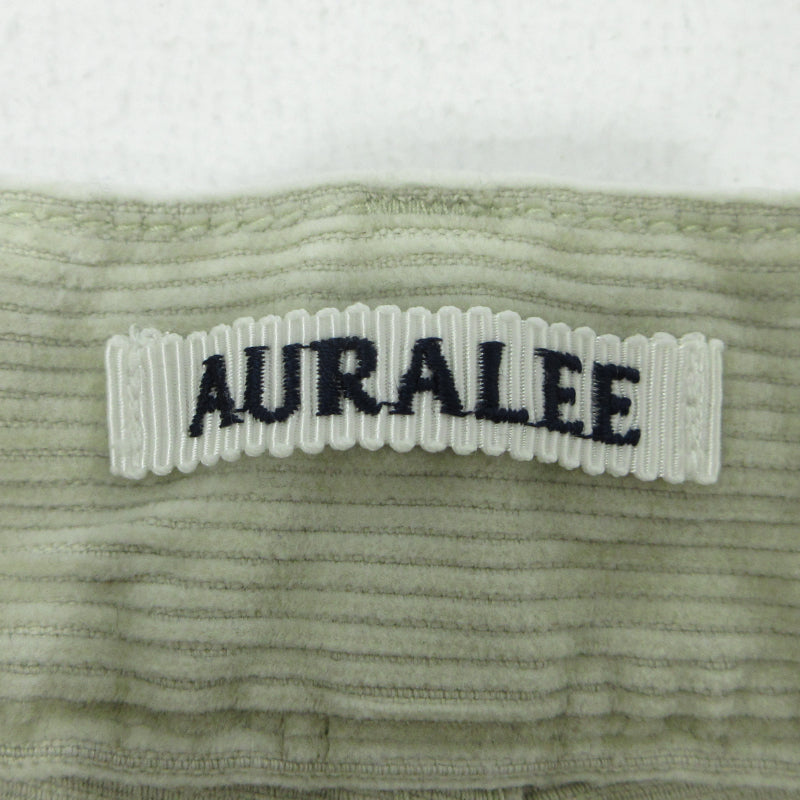AURALEE | オーラリー PIGMENTDYE FINX CORDUROY WIDE 5P PANTS パンツ A25SP01PD アイボリー サイズ：3【三重本店】