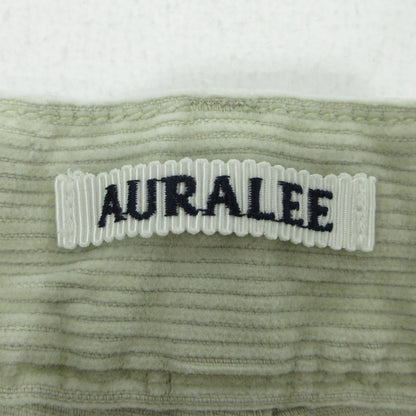 AURALEE | オーラリー PIGMENTDYE FINX CORDUROY WIDE 5P PANTS パンツ A25SP01PD アイボリー サイズ：3【三重本店】