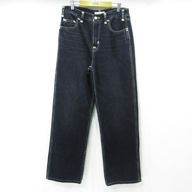 Levi's | リーバイス RED レッド ストレートジップフライデニムパンツ ルーズ デニムパンツ ネイビー ブラック系 サイズ：27【三重本店】