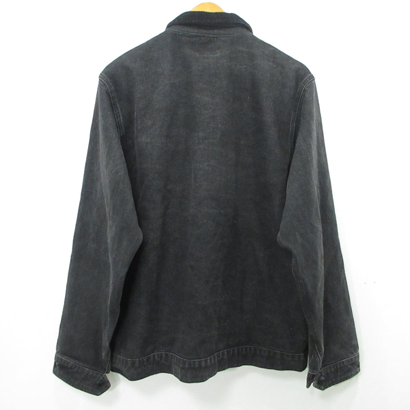 RIPNDIP | リップンディップ LA BREA PEEKING NERMAL WORK JACKET デニム ブラック サイズ：L【三重本店】