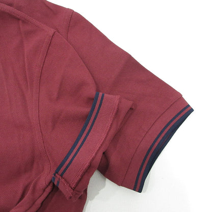 COMME des GARCONS HOMME | コムデギャルソンオム × FRED PERRY フレッドペリー HOMME DEUX AD2016 ダブルロゴ刺繍半袖ポロシャツ ポロシャツ DR-T101 ワインレッド ボルドー サイズ：S【三重本店】