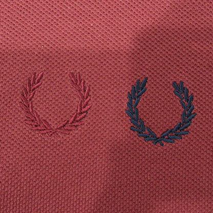 COMME des GARCONS HOMME | コムデギャルソンオム × FRED PERRY フレッドペリー HOMME DEUX AD2016 ダブルロゴ刺繍半袖ポロシャツ ポロシャツ DR-T101 ワインレッド ボルドー サイズ：S【三重本店】