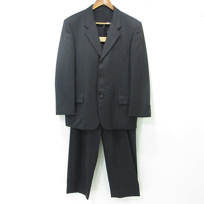 COMME des GARCONS | コムデギャルソン セットアップスーツ 総柄 ヘリンボーン柄 ストライプ柄 ジャケット パンツ スラックス AD2002 セットアップ DG-J015(DG-P015) ブラック サイズ：M【三重本店】