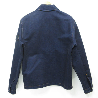 STONE ISLAND | ストーンアイランド BULL DENIM-TC DENIM JACKET ロゴワッペン付きデニムジャケット デニム K2S15Q100027 ネイビー サイズ：M【三重本店】