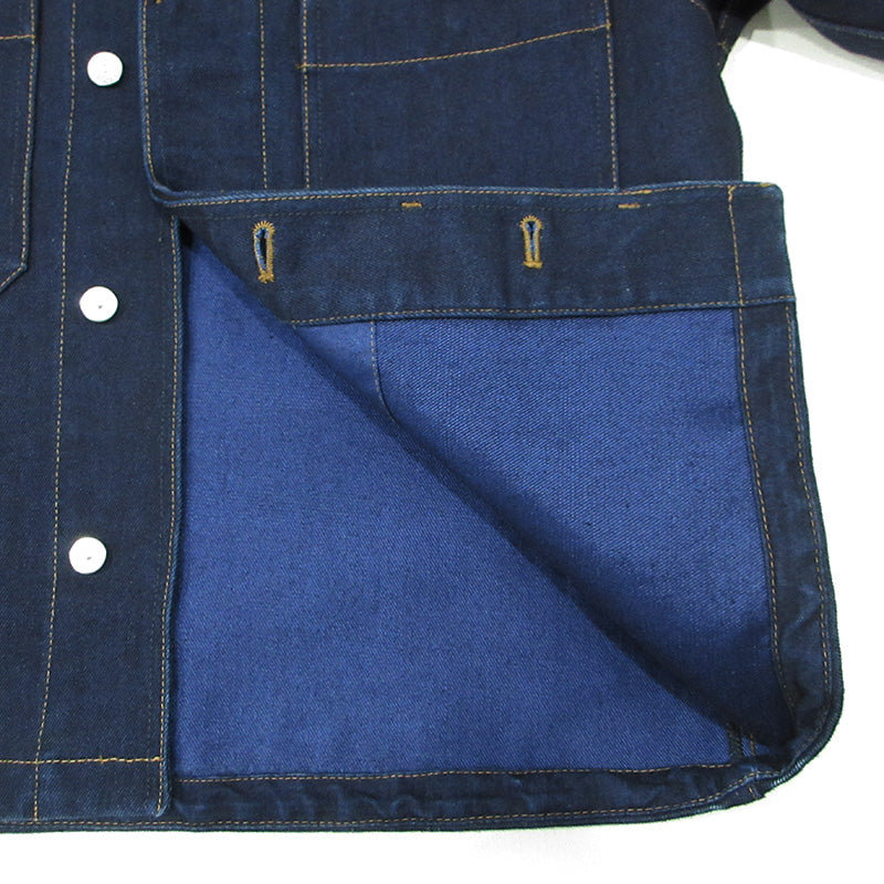 STONE ISLAND | ストーンアイランド BULL DENIM-TC DENIM JACKET ロゴワッペン付きデニムジャケット デニム K2S15Q100027 ネイビー サイズ：M【三重本店】