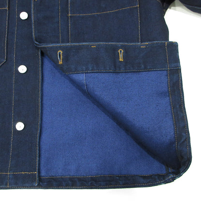 STONE ISLAND | ストーンアイランド BULL DENIM-TC DENIM JACKET ロゴワッペン付きデニムジャケット デニム K2S15Q100027 ネイビー サイズ：M【三重本店】