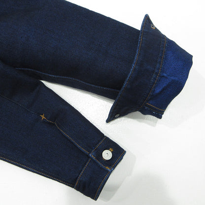 STONE ISLAND | ストーンアイランド BULL DENIM-TC DENIM JACKET ロゴワッペン付きデニムジャケット デニム K2S15Q100027 ネイビー サイズ：M【三重本店】