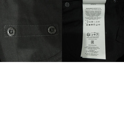 STONE ISLAND | ストーンアイランド BULL DENIM-TC Straight leg Jeans 25AW ストレートレッグボタンフライデニムパンツ ロゴワッペン付き デニムパンツ K2S15J100005 ブラック サイズ：30【三重本店】