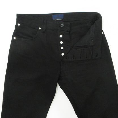 STONE ISLAND | ストーンアイランド BULL DENIM-TC Straight leg Jeans 25AW ストレートレッグボタンフライデニムパンツ ロゴワッペン付き デニムパンツ K2S15J100005 ブラック サイズ：30【三重本店】