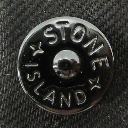 STONE ISLAND | ストーンアイランド BULL DENIM-TC Straight leg Jeans 25AW ストレートレッグボタンフライデニムパンツ ロゴワッペン付き デニムパンツ K2S15J100005 ブラック サイズ：30【三重本店】