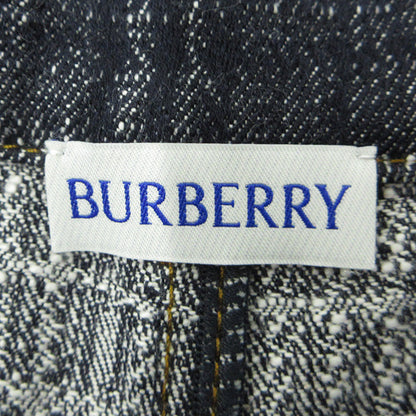 BURBERRY | バーバリー Check Denim Shorrs チェックデニムショーツ 25AW 総柄ショートデニムパンツ DEXTER JEAN ボタンフライ ショートパンツ 8109936 ネイビー サイズ：36【三重本店】