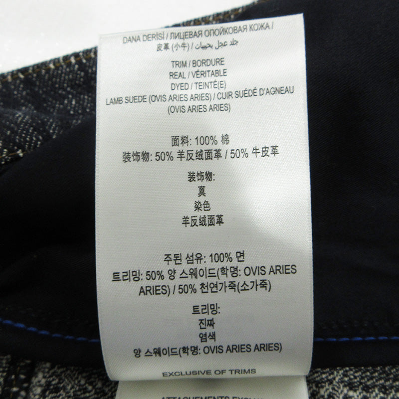 BURBERRY | バーバリー Check Denim Shorrs チェックデニムショーツ 25AW 総柄ショートデニムパンツ DEXTER JEAN ボタンフライ ショートパンツ 8109936 ネイビー サイズ：36【三重本店】