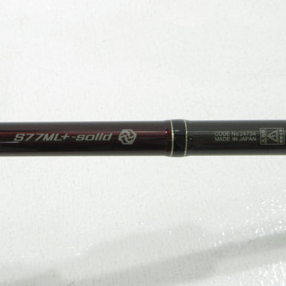 【釣り/つり/釣具/ロッド】Gamakatsu | がまかつ LUXXE ULTIMATE ラグゼ アルティメイト EG X S77ML+-solid 24734 2ピース【三重本店】